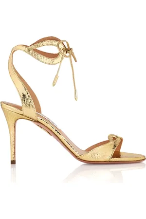 Aquazzura Femme, Chaussures, Jaune, Taille: 38 EU Sandales d