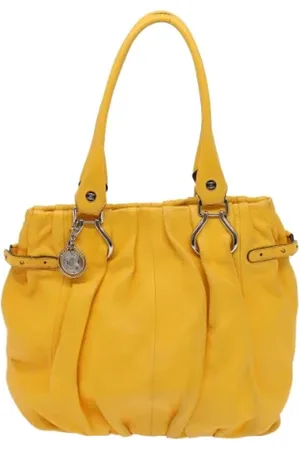 Céline Femme, Pre-owned, Jaune, Taille: ONE Size Pre-owned Cuir sacs-celine