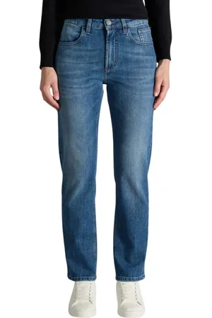 Jeckerson Femme, Jeans, Bleu, Taille: W29 Jane Denim - Straight Fit - Blu medio