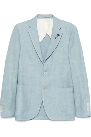 LARDINI Homme, Vestes, Bleu, Taille: L Veste Bleu Ciel Vêtements d