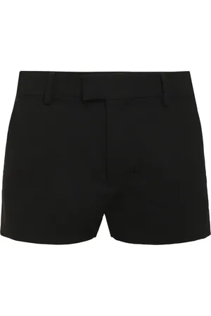 Ami Femme, Shorts, Noir, Taille: 38 FR Shorts en Laine avec Poches