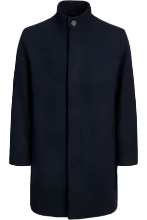 JACK & JONES Homme, Manteaux, Bleu, Taille: XS Manteau Lana Col Haut Bleu