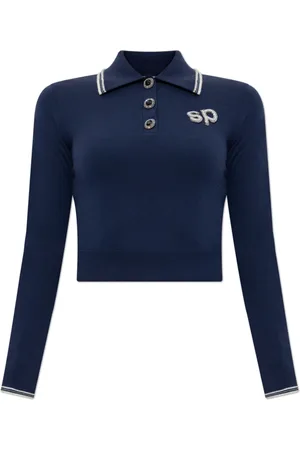 Self-Portrait Femme, Tops, Bleu, Taille: 40 FR Pull en laine