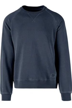 Bomboogie Homme, Sweatshirts et sweats à capuche, Bleu, Taille: L Lightweight crew-neck sweatshirt