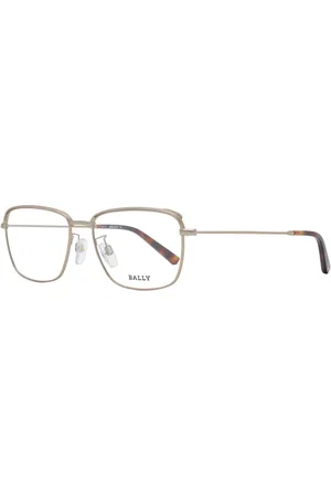 Bally Homme, Accessoires, Jaune, Taille: ONE Size Montures Optiques en Métal Or Rose