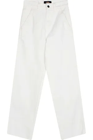 Dickies Femme, Pantalons, Blanc, Taille: W29 Pantalon en toile blanc coupe droite