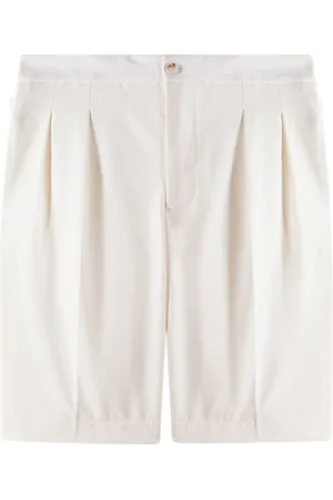 Patrizia Pepe Homme, Shorts, Blanc, Taille: S Shorts Bermuda blancs en mélange de laine