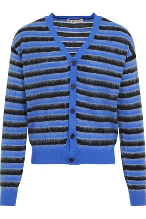 Marni Homme, Pulls, Bleu, Taille: M Pull Bleu Aw24 Style Confort