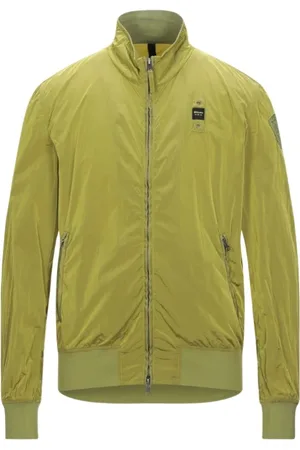 Blauer Homme, Vestes, Vert, Taille: S Veste Bomber Jaune Modèle Jacobs