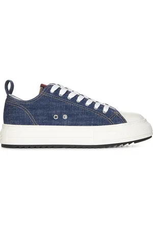 Dsquared2 Homme, Chaussures, Bleu, Taille: 41 EU Baskets Bas en Denim Bleu
