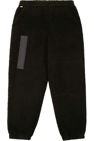 DIME Homme, Pantalons, Noir, Taille: L Pantalon en Denim Sherpa Noir