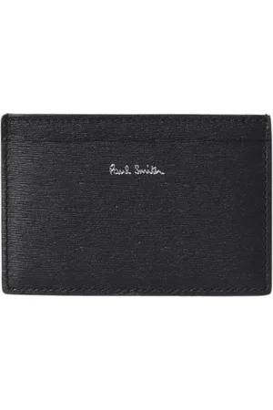 Paul Smith Homme, Accessoires, Noir, Taille: ONE Size Portefeuille en cuir avec logo en relief