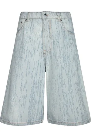 Msgm Homme, Shorts, Bleu, Taille: S Shorts Bermuda Bleu en Coton Élégants