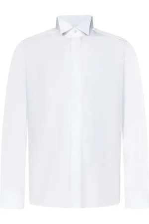 LOW BRAND Homme, Chemises, Blanc, Taille: 3XL Chemise Blanche Casual pour Homme