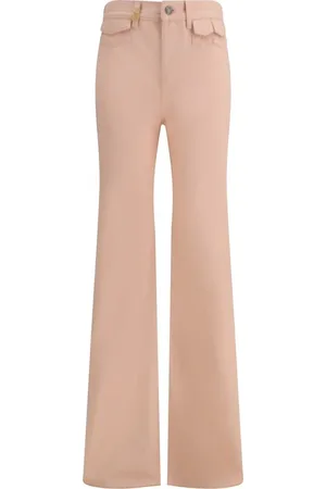 Chloé Femme, Jeans, Rose, Taille: 36 FR Jean Évasé Élégant