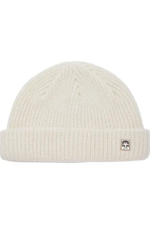 Obey Homme, Accessoires, Blanc, Taille: ONE Size Bonnet côtelé Unbleached