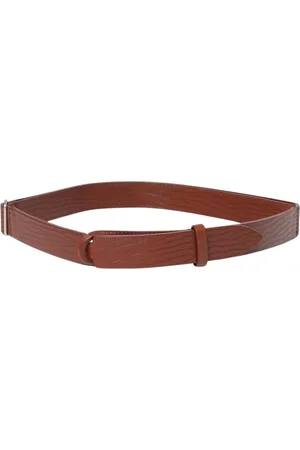 Orciani Homme, Accessoires, Brun, Taille: ONE Size Ceinture en Cuir avec Boucle Unique et Finition Brûlée