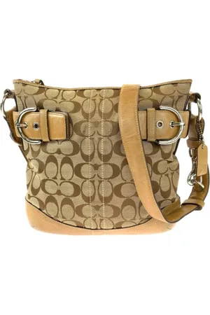 Coach Femme, Pre-owned, Brun, Taille: ONE Size Pre-owned Toile sacs-ports-paule