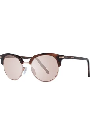 Serengeti Femme, Accessoires, Brun, Taille: ONE Size Lunettes de Soleil Femme Marron Rondes Polarisées