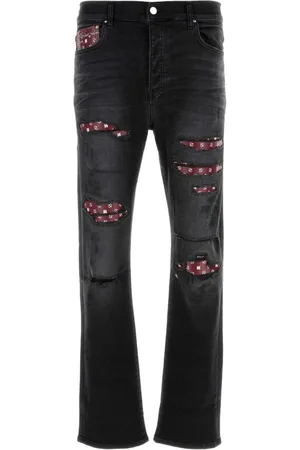 AMIRI Homme, Jeans, Noir, Taille: W33 Jean Denim Noir Extensible