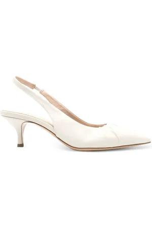 Fabiana Filippi Femme, Chaussures, Blanc, Taille: 38 1/2 EU Élégantes Escarpins en Cuir