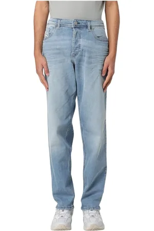Diesel Homme, Jeans, Bleu, Taille: W34 Stone-Washed Regular Jeans droits