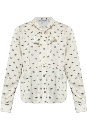 Self-Portrait Femme, Blouses et Chemises, , Taille: 40 FR Chemise avec décoratif au col