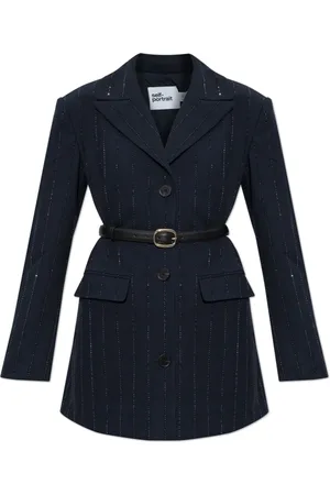 Self-Portrait Femme, Vestes, Bleu, Taille: 36 FR Blazer avec des paillettes scintillantes