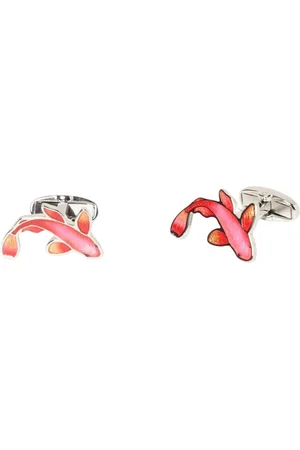 Paul Smith Homme, Accessoires, Multicolore, Taille: ONE Size Boutons de Manchette Carpes Koi Colorées