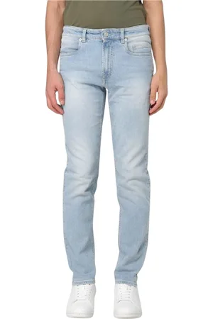 Siviglia Homme, Jeans, Bleu, Taille: W36 Jeans Bleu Usé Branché