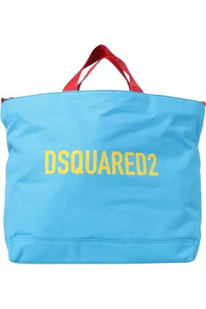 Dsquared2 Homme, Sacs, Bleu, Taille: ONE Size Sac fourre-tout en toile avec logo
