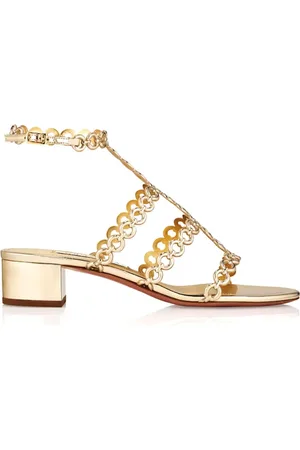 Aquazzura Femme, Chaussures, Jaune, Taille: 38 1/2 EU Sandales d