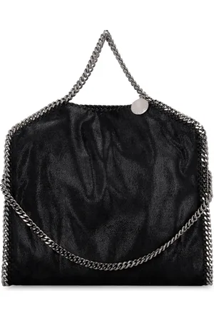 Stella McCartney Femme, Sacs, Noir, Taille: ONE Size Sac Fourre-Tout Shaggy Deer avec Bordure de Chaîne