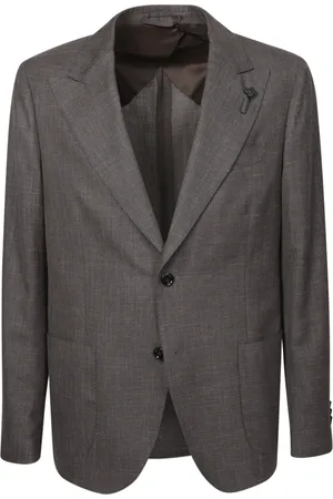 LARDINI Homme, Vestes, Brun, Taille: M Blazer Marron Coupe Classique