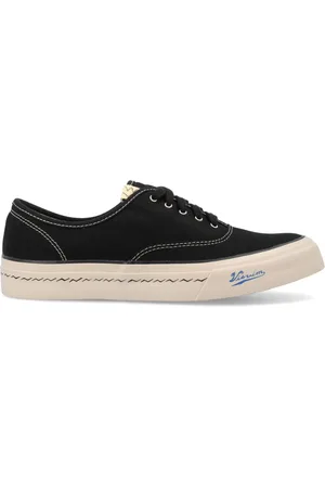 VISVIM Homme, Chaussures, Noir, Taille: 43 EU Baskets Noires Bout Amande Lacets