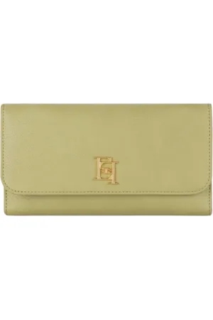 Elisabetta Franchi Femme, Accessoires, Vert, Taille: ONE Size Portefeuilles & Porte-cartes Élégants