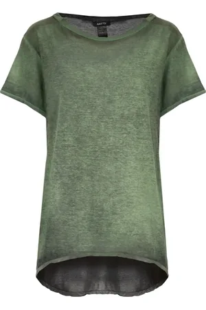 AVANT TOI Femme, Tops, Vert, Taille: 38 FR T-shirt en coton vert pour femmes
