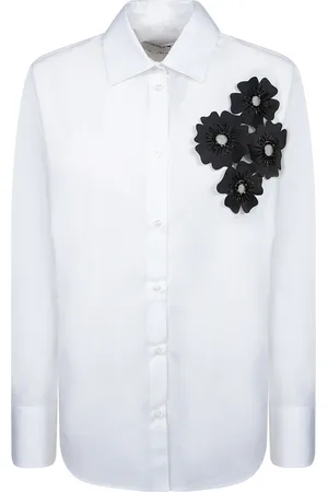 Msgm Femme, Blouses et Chemises, Blanc, Taille: 38 FR Chemise Blanche pour Femme Style Décontracté