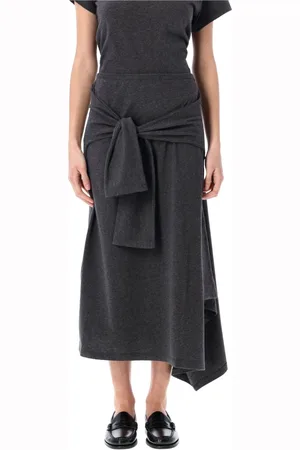 OUR LEGACY Femme, Jupes, Gris, Taille: 38 FR Jupe Midi Melange Gris Sash