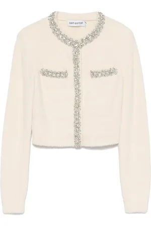 Self-Portrait Femme, Pulls, , Taille: 42 FR Cardigan orné de cristaux