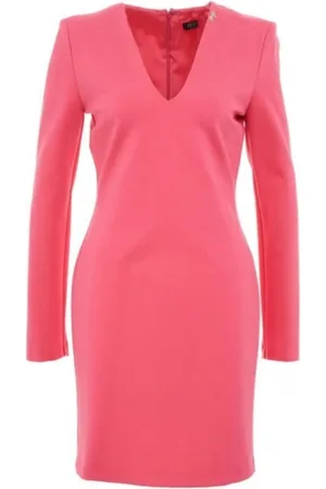 Liu Jo Femme, Robes, Rose, Taille: 36 FR Robe Rose à Zip et Col en V