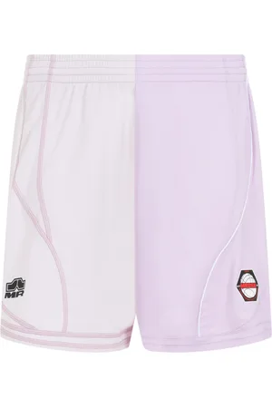 MARTINE ROSE Homme, Shorts, Multicolore, Taille: M Bermudas Rose & Violet Half & Half