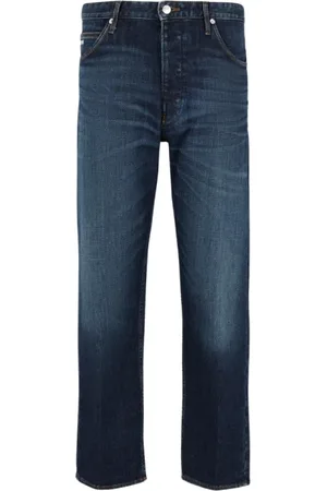 Emporio Armani Homme, Jeans, Bleu, Taille: W33 Jean Denim Bleu 5 Poches Jambe Droite