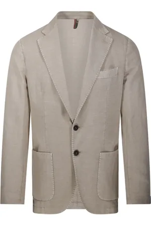 Biagio Santaniello Homme, Vestes, , Taille: M Veste Tabac