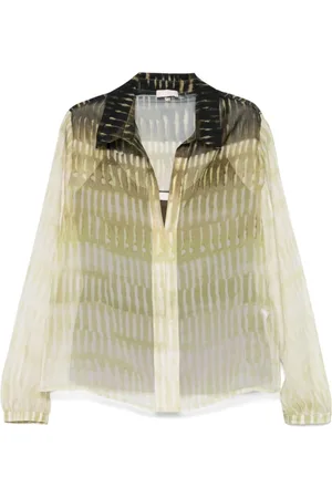 Liu Jo Femme, Blouses et Chemises, Vert, Taille: 42 FR Chemise Verte Élégante pour Femmes