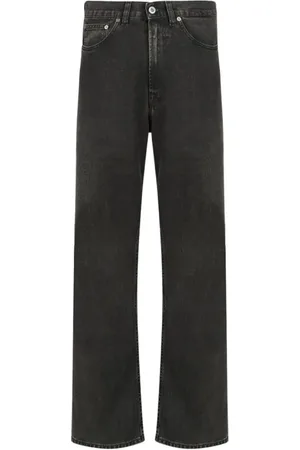 OUR LEGACY Homme, Jeans, Noir, Taille: W33 Jean Large Lavage Noir Enduit