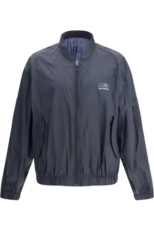 Maison Margiela Homme, Vestes, Bleu, Taille: S Veste Imperméable Urbaine
