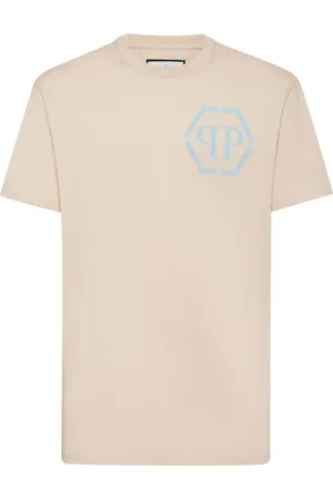Philipp Plein Homme, Tops, , Taille: L T-shirt Décontracté en Coton Noir