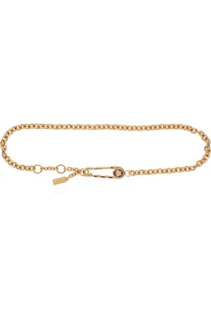 VERSACE Femme, Accessoires, Jaune, Taille: ONE Size Ceinture avec motif de tête de Méduse