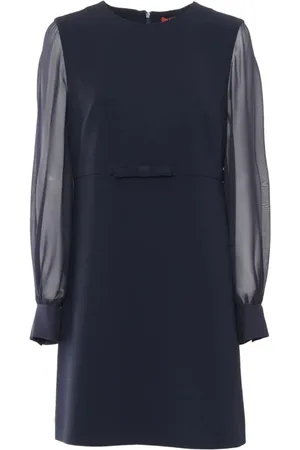 Max Mara Femme, Robes, Bleu, Taille: 38 FR Robe de Mode Bleue Ritmo Élégante